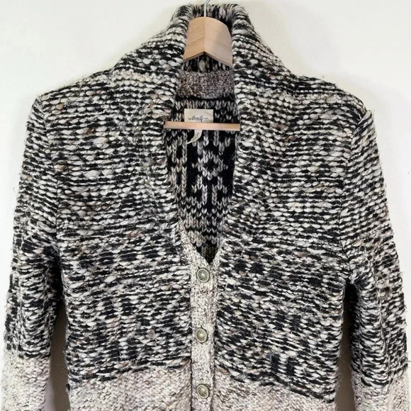 Aritzia Wilfred Free Wool Alpaca Nord Knit Button Cardigan - Picture 5 of 16